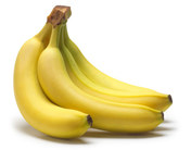 Picture shows three bananas