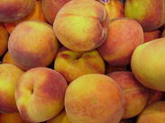 Picture shows at least eight peaches